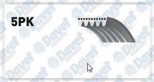 GATES 5PK675 Kanalli Kayis Ford Fiesta 1.8d 8v 95-00 Fiesta Van 1.8d 8v 95-02 Mazda 121 1.8d 8v 96-02